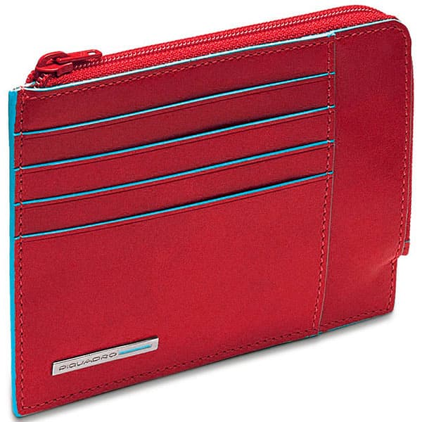 Чехол для кредитных карт Piquadro Blue Square PU1243B2R/R красный натур.кожа - фото 4