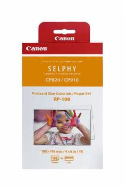 Набор для печати Canon RP-108 8568B001 10x15/108л./белый для сублимационных принтеров - фото 3