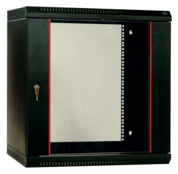 Шкаф коммутационный ЦМО ШРН-ЭКОНОМ (ШРН-Э-15.650-9005) настенный 15U 600x650мм пер.дв.стекл 65кг черный 600мм 180град. IP20 - фото 2