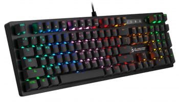 Клавиатура A4Tech B820R механическая черный USB for gamer LED (B820R BLACK (BLUE SWITCH)) кабель 1.8м - фото 5
