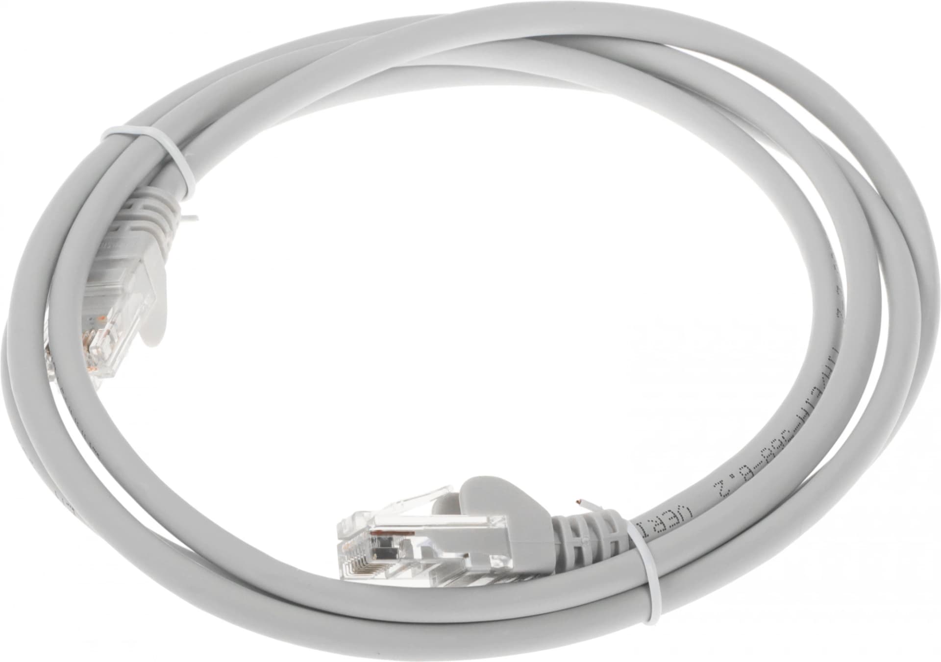 Патч-корд Lanmaster LAN-PC45/U5E-1.5-GY UTP RJ-45 вил.-вилка RJ-45 кат.5E 1.5м серый LSZH (уп.:1шт) - фото 3