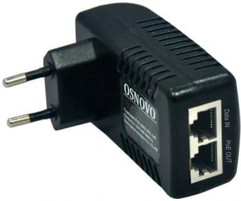 Инжектор PoE Osnovo Midspan-1/151 10/100BASE-T 15.4Вт 100-240В(АС) - фото 2