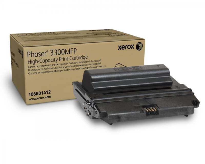 Картридж лазерный Xerox 106R01412 черный бар.в компл. (8000стр.) для Xerox Ph 3300