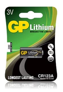 Батарея GP Lithium CR123A (1шт) - фото 2