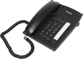 Телефон проводной Panasonic KX-TS2382RUB черный - фото 2