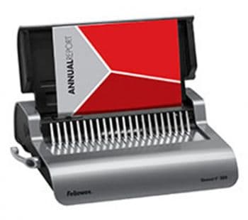 Переплетчик Fellowes Quasar E (FS-56209) A4/перф.25л.сшив/макс.500л./пластик.пруж. (6-51мм)/электр. - фото 3