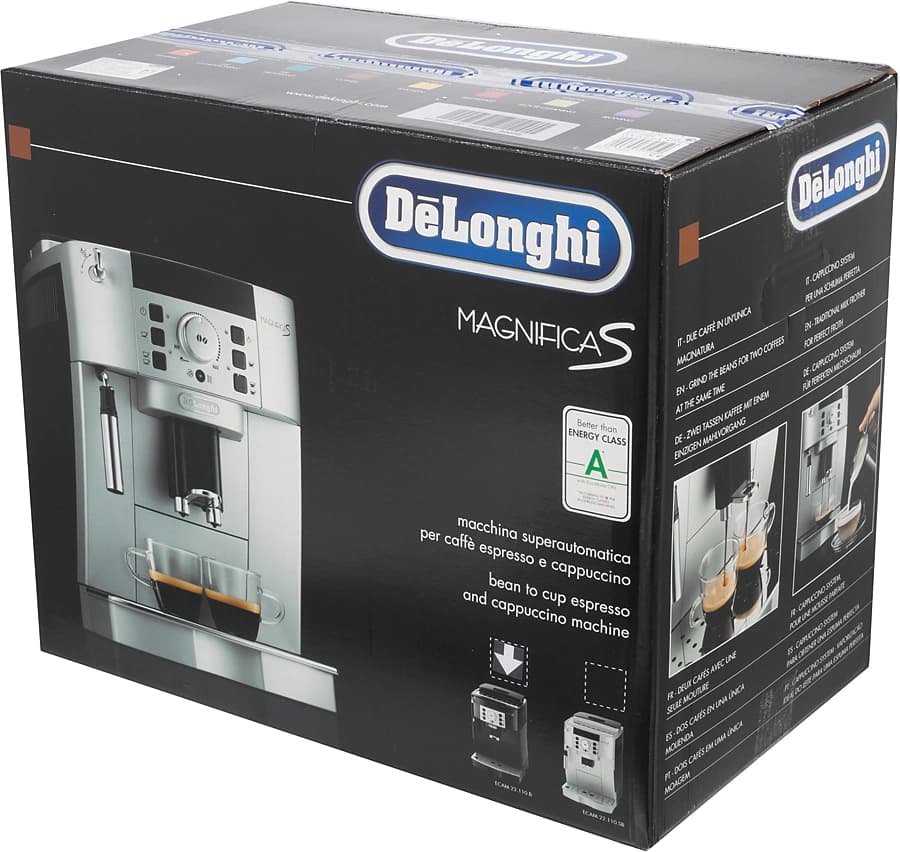Кофемашина Delonghi Magnifica S ECAM22.110.B 1450Вт черный - фото 1
