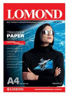 Термотрансфер Lomond 0808421 A4/140г/м2/10л./белый для темных тканей - фото 2