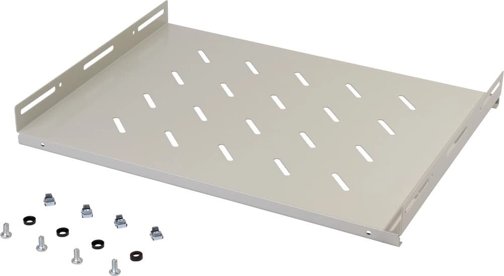 Полка стационарная Lanmaster TWT-CBW-S4-6/60 1U нагр.:60кг. 19" 485мм серый (упак.:1шт)