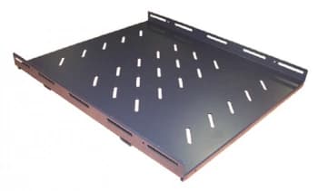 Полка стационарная Lanmaster TWT-CBB-S4-6/100 1U нагр.:100кг. 19" 350мм черный (упак.:1шт) - фото 2
