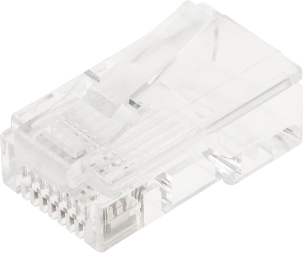 Коннектор Lanmaster (TWT-PL45-8P8C) UTP кат.5e RJ45 прозрачный (упак.:100шт)