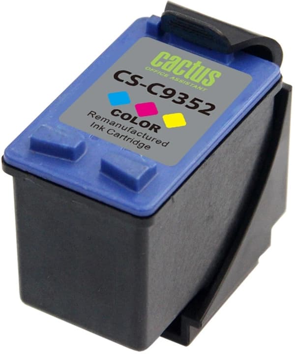 Картридж струйный Cactus CS-C9352 №22 многоцветный (11.4мл) для HP DJ 3920/3940/D1360/D1460/D1470/D1560/D2330/D2360/D2430/D2460/F370/F375/F380/F2180/F2187/F2224/F2280/F2290/F4140/F4172/F4180/F4190 с чипом - фото 4