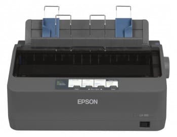 Принтер матричный Epson LX-350 (C11CC24031/C11CC24032) A4 черный - фото 2