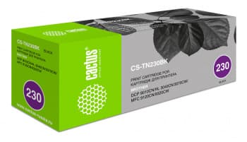 Картридж лазерный Cactus CS-TN230BK TN-230Bk черный (2200стр.) для Brother HL-3040/3070/DCP-9010/MFC-9120/9320 - фото 2