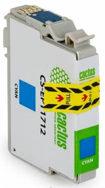 Картридж струйный Cactus CS-EPT1712 17XL голубой (10мл) для Epson XP-33/103/203/207/303/306/403/406 с чипом - фото 3