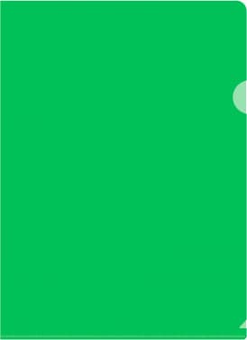Папка-уголок Бюрократ -EE310/1GREEN A4 пластик 0.15мм зеленый - фото 2