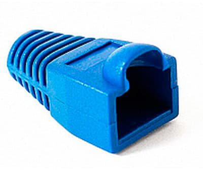 Колпачок Lanmaster TWT-BO-6.0-BL/100 синий (упак.:100шт)