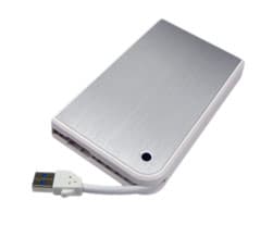 Внешний корпус для HDD/SSD AgeStar 3UB2A14 SATA II пластик/алюминий белый 2.5" - фото 5