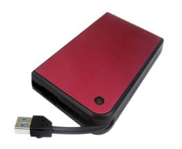 Внешний корпус для HDD/SSD AgeStar 3UB2A14 SATA II пластик/алюминий красный 2.5" - фото 5
