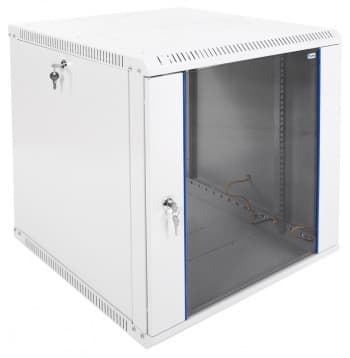 Шкаф коммутационный ЦМО ШРН-ЭКОНОМ (ШРН-Э-12.650) настенный 12U 600x650мм пер.дв.стекл 65кг серый 600мм 23.9кг 180град. 608мм - фото 2
