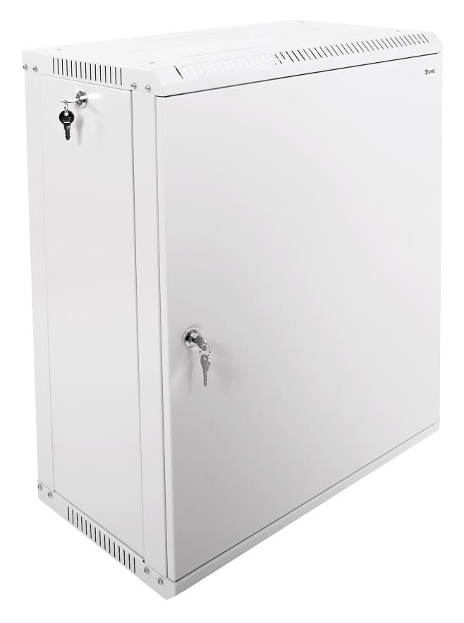 Шкаф коммутационный ЦМО ШРН-ЭКОНОМ (ШРН-Э-15.650.1) настенный 15U 600x650мм пер.дв.стал.лист 65кг серый 600мм 26.1кг 180град. 746мм - фото 1