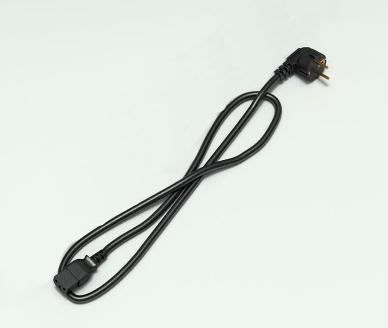 Шнур питания Rem R-10-CORD-C13-S-5 C13-Schuko проводник.:3x1мм2 5м 220В 10А (упак.:1шт) черный - фото 4
