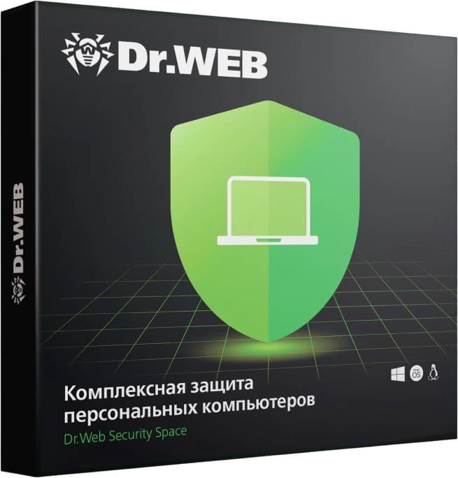 Программное Обеспечение DR.Web Security Space 1 ПК / 1 год (BHW-B-12M-1-A3)