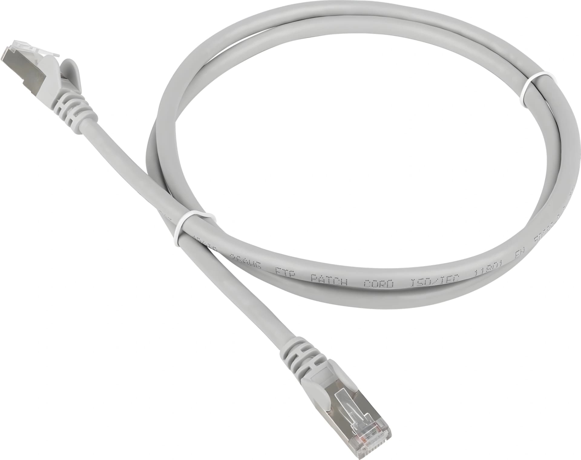 Патч-корд Lanmaster TWT-45-45-2.0/S-GY FTP RJ-45 вил.-вилка RJ-45 кат.5E 2м серый ПВХ (уп.:1шт) - фото 4
