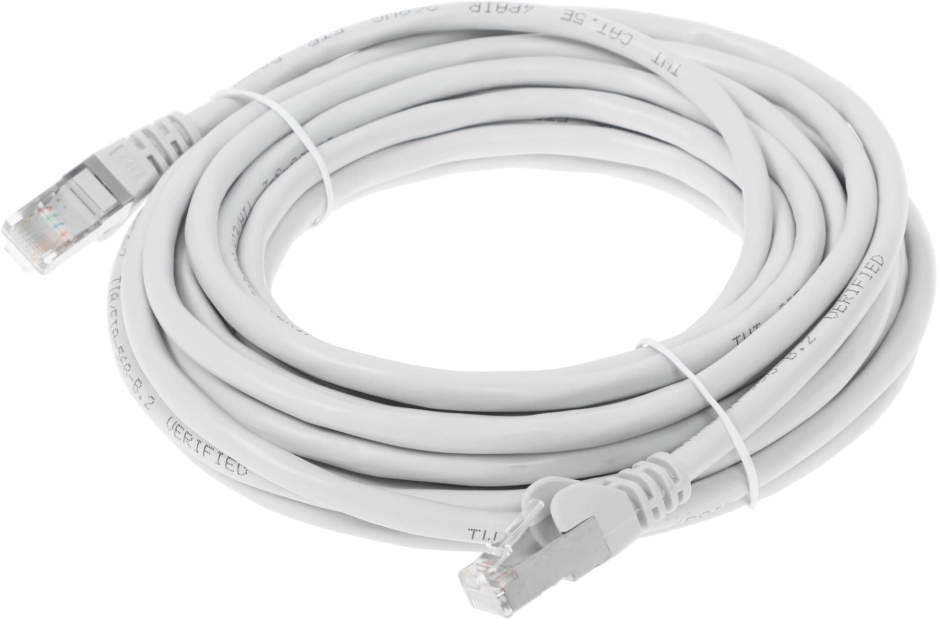 Патч-корд Lanmaster TWT-45-45-7.0/S-GY FTP RJ-45 вил.-вилка RJ-45 кат.5E 7м серый ПВХ (уп.:1шт) - фото 2