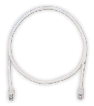 Патч-корд Panduit UTPCH10MY RJ-45 вил.-вилка RJ-45 кат.5E 10м белый ПВХ - фото 1