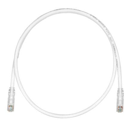 Патч-корд Panduit UTPSPL3MY UTP RJ-45 вил.-вилка RJ-45 кат.6 3м белый LSZH - фото 1