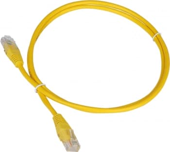 Патч-корд Lanmaster TWT-45-45-2.0-YL UTP RJ-45 вил.-вилка RJ-45 кат.5E 2м желтый ПВХ (уп.:1шт) - фото 5