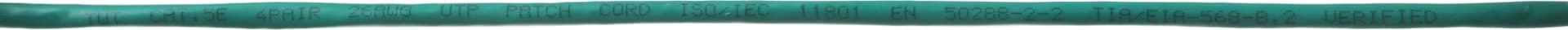 Патч-корд Lanmaster TWT-45-45-1.0-GN UTP RJ-45 вил.-вилка RJ-45 кат.5E 1м зеленый ПВХ (уп.:1шт) - фото 4