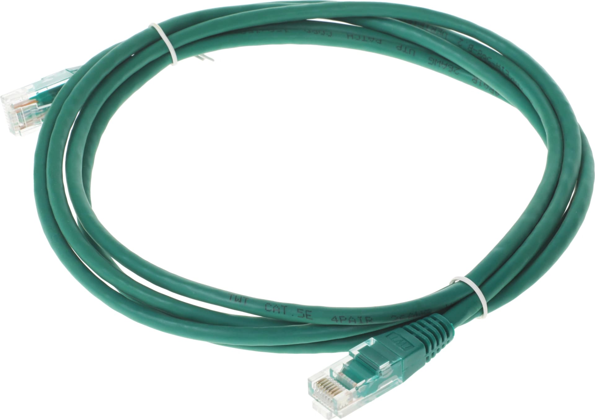Патч-корд Lanmaster UTP TWT-45-45-2.0-GN UTP RJ-45 вил.-вилка RJ-45 кат.5E 2м зеленый ПВХ - фото 4