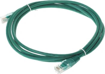 Патч-корд Lanmaster UTP TWT-45-45-2.0-GN UTP RJ-45 вил.-вилка RJ-45 кат.5E 2м зеленый ПВХ - фото 5