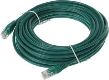 Патч-корд Lanmaster TWT-45-45-10-GN UTP RJ-45 вил.-вилка RJ-45 кат.5E 10м зеленый ПВХ (уп.:1шт) - фото 5