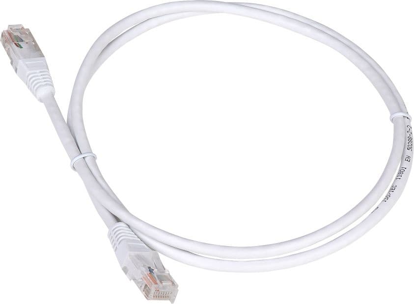 Патч-корд Lanmaster UTP TWT-45-45-10-WH RJ-45 вил.-вилка RJ-45 кат.5E 10м белый ПВХ (уп.:1шт) - фото 1
