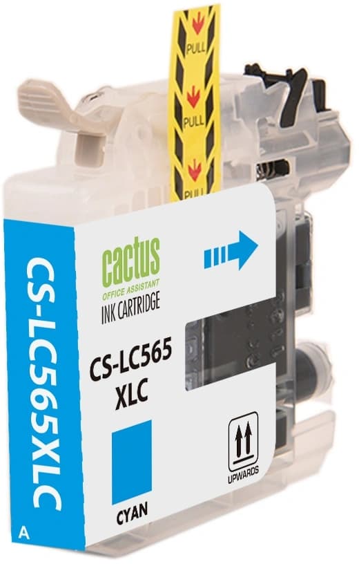 Картридж струйный Cactus CS-LC525XLC голубой (14.4мл) для Brother DCP-J100/J105/J200 с чипом - фото 4