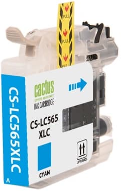 Картридж струйный Cactus CS-LC525XLC голубой (14.4мл) для Brother DCP-J100/J105/J200 с чипом - фото 5