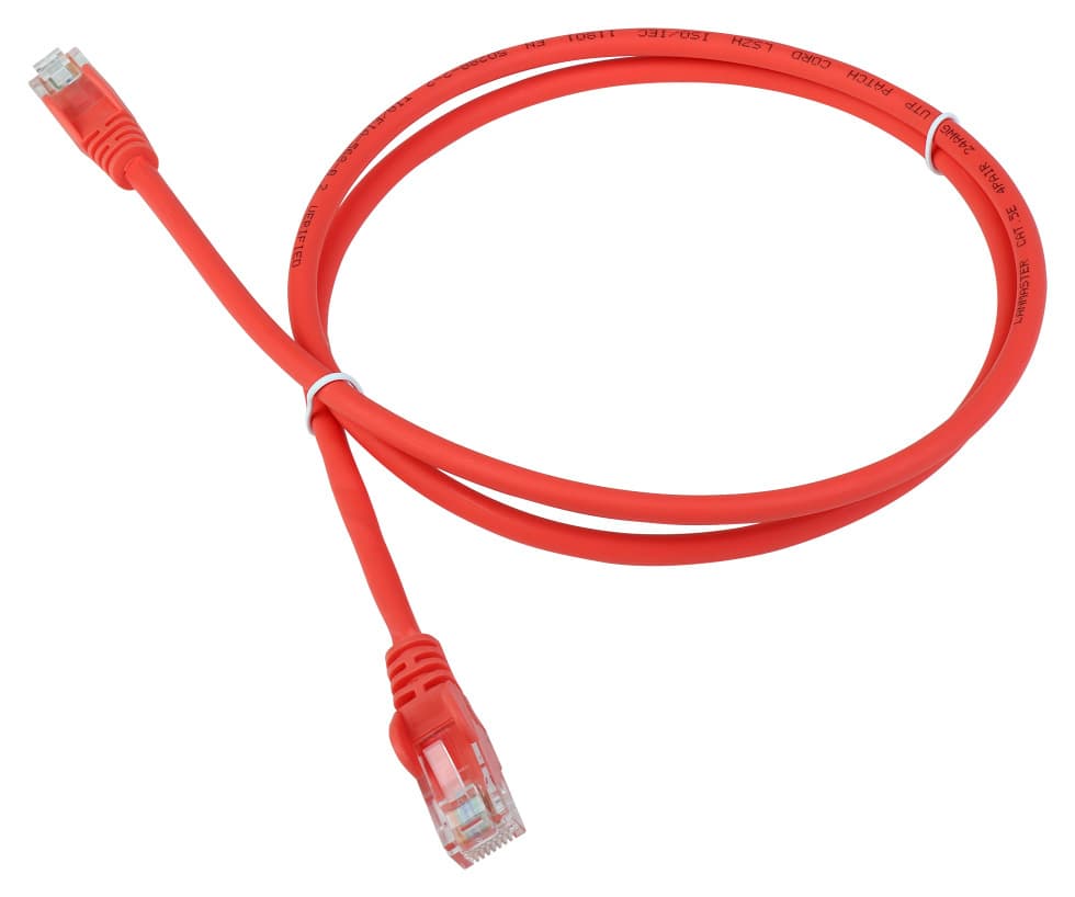 Патч-корд Lanmaster LAN-PC45/U5E-7.0-OR UTP RJ-45 вил.-вилка RJ-45 кат.5E 7м оранжевый LSZH (уп.:1шт) - фото 1
