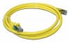 Патч-корд Lanmaster LAN-PC45/S5E-5.0-YL FTP RJ-45 вил.-вилка RJ-45 кат.5E 5м желтый LSZH (уп.:1шт) - фото 2