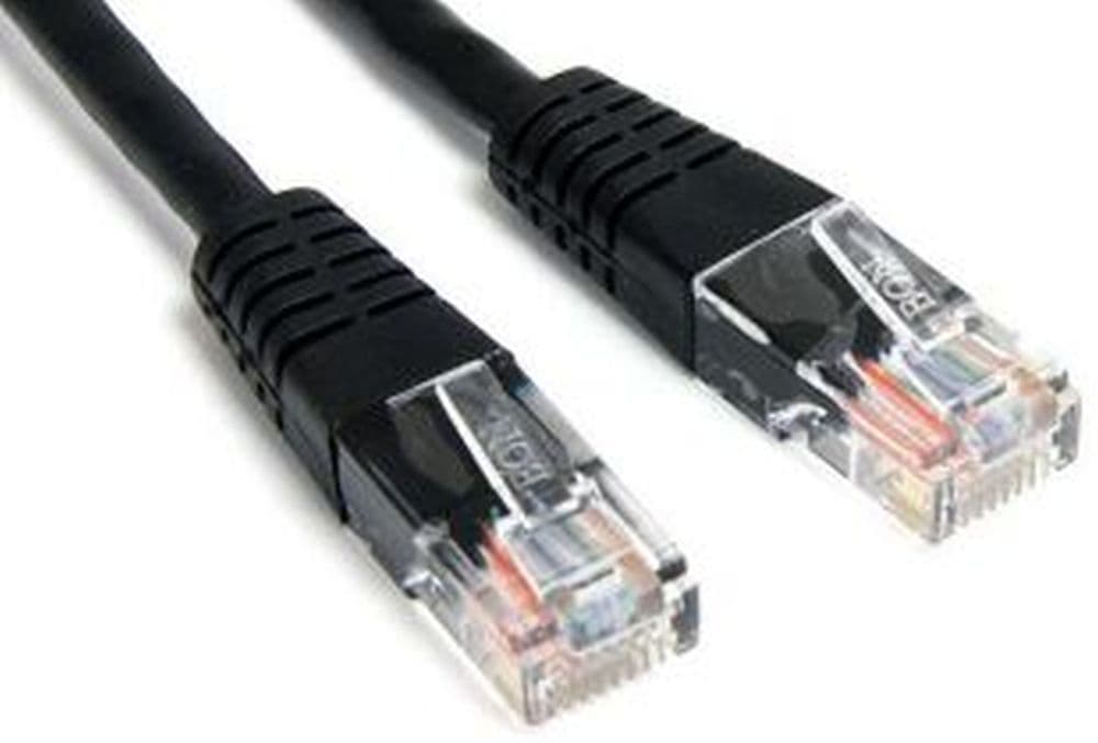 Патч-корд Lanmaster TWT-45-45-15-BK UTP RJ-45 вил.-вилка RJ-45 кат.5E 15м черный ПВХ (уп.:1шт) - фото 1