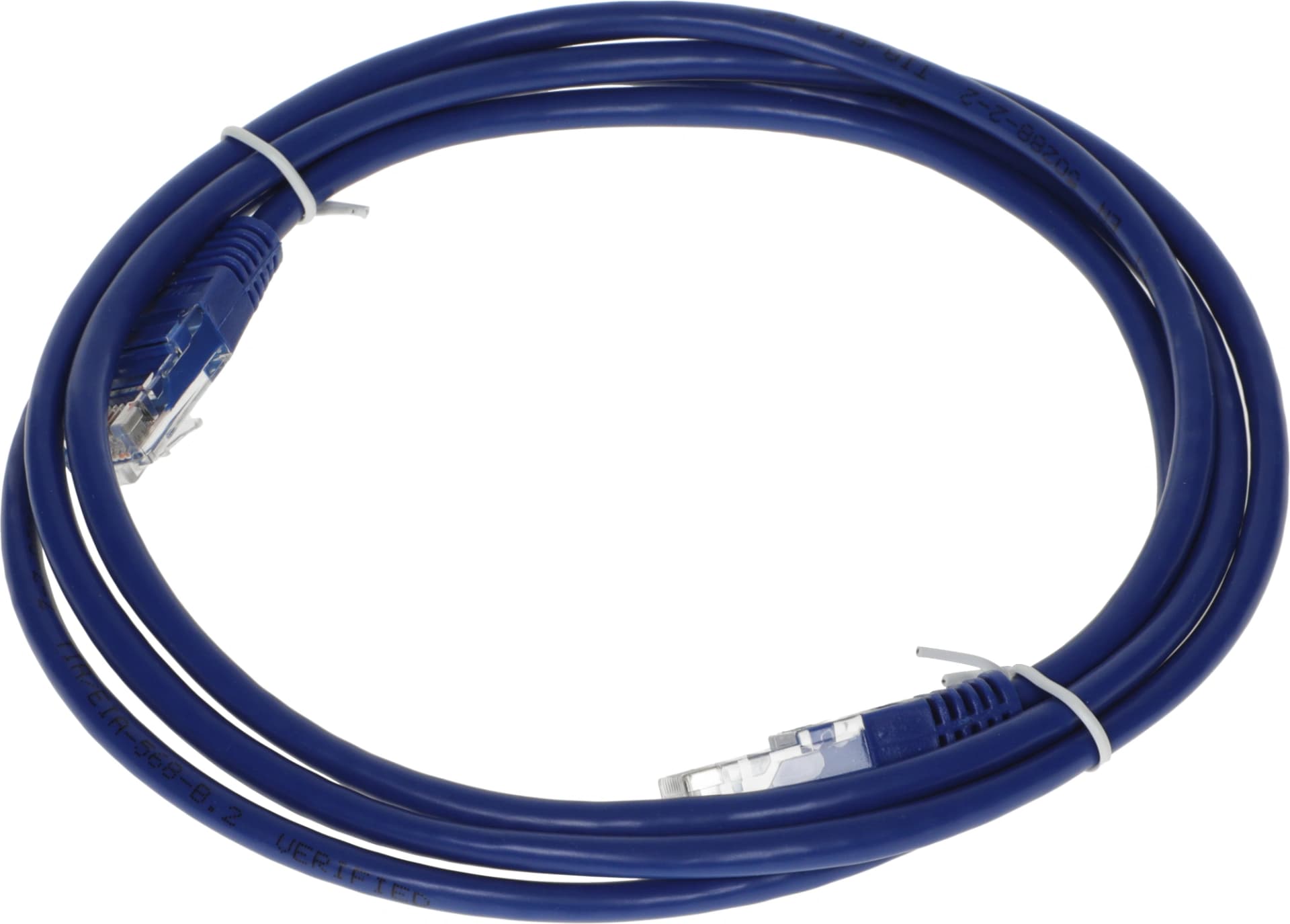 Патч-корд Lanmaster TWT-45-45-1.5-BL UTP RJ-45 вил.-вилка RJ-45 кат.5E 1.5м синий ПВХ (уп.:1шт) - фото 3