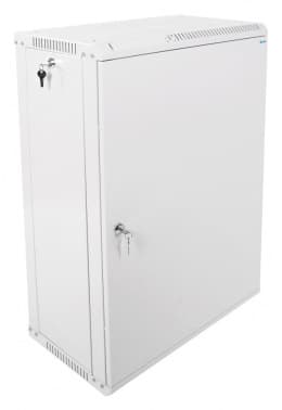 Шкаф коммутационный ЦМО ШРН-ЭКОНОМ (ШРН-Э-18.350.1) настенный 18U 600x350мм пер.дв.металл 85кг серый 300мм - фото 2
