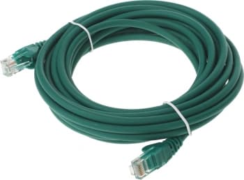 Патч-корд Lanmaster LAN-PC45/U5E-5.0-GN UTP RJ-45 вил.-вилка RJ-45 кат.5E 5м зеленый LSZH (уп.:1шт) - фото 5