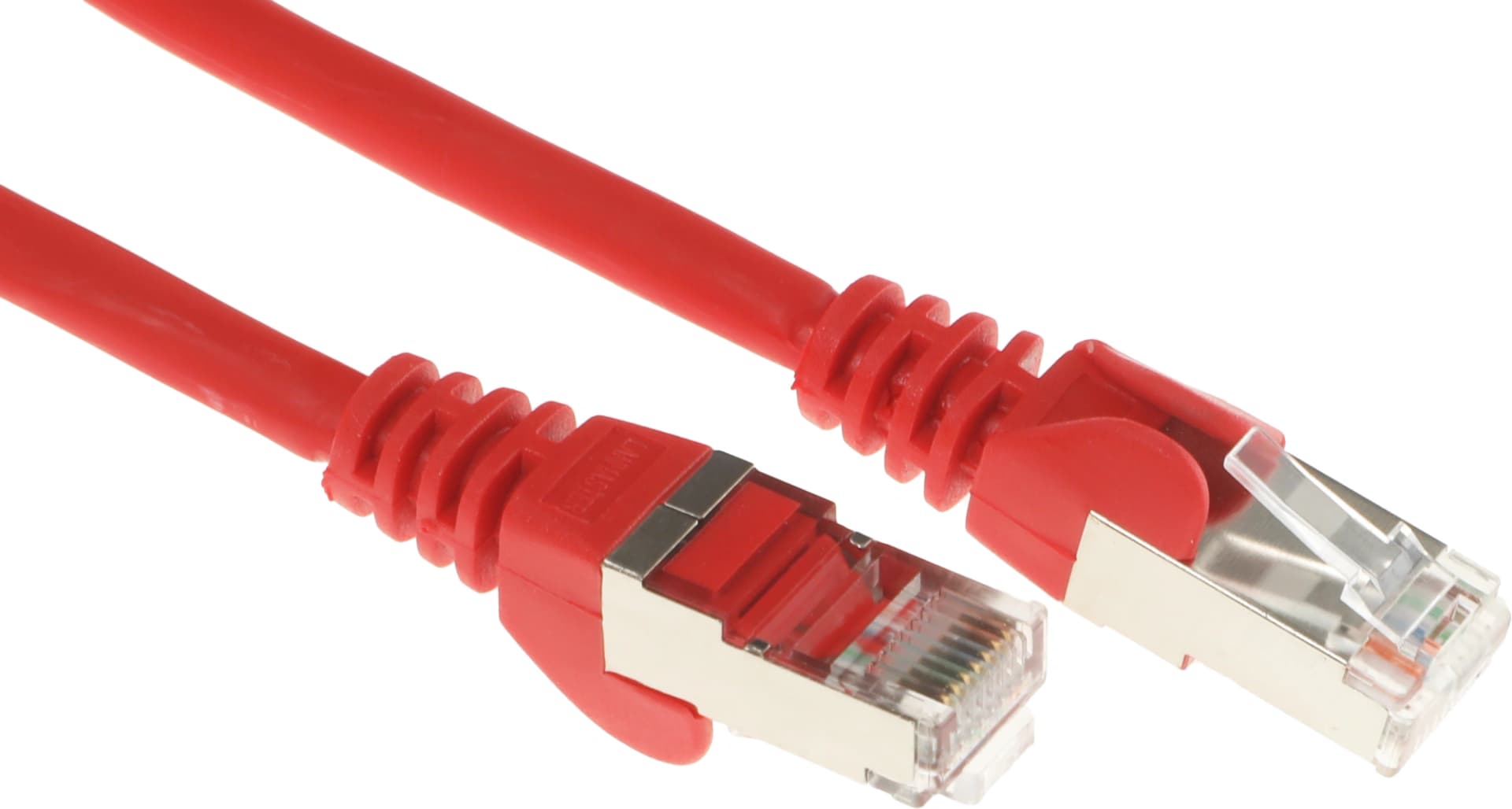 Патч-корд Lanmaster LAN-PC45/S5E-3.0-RD FTP RJ-45 вил.-вилка RJ-45 кат.5E 3м красный LSZH (уп.:1шт) - фото 3