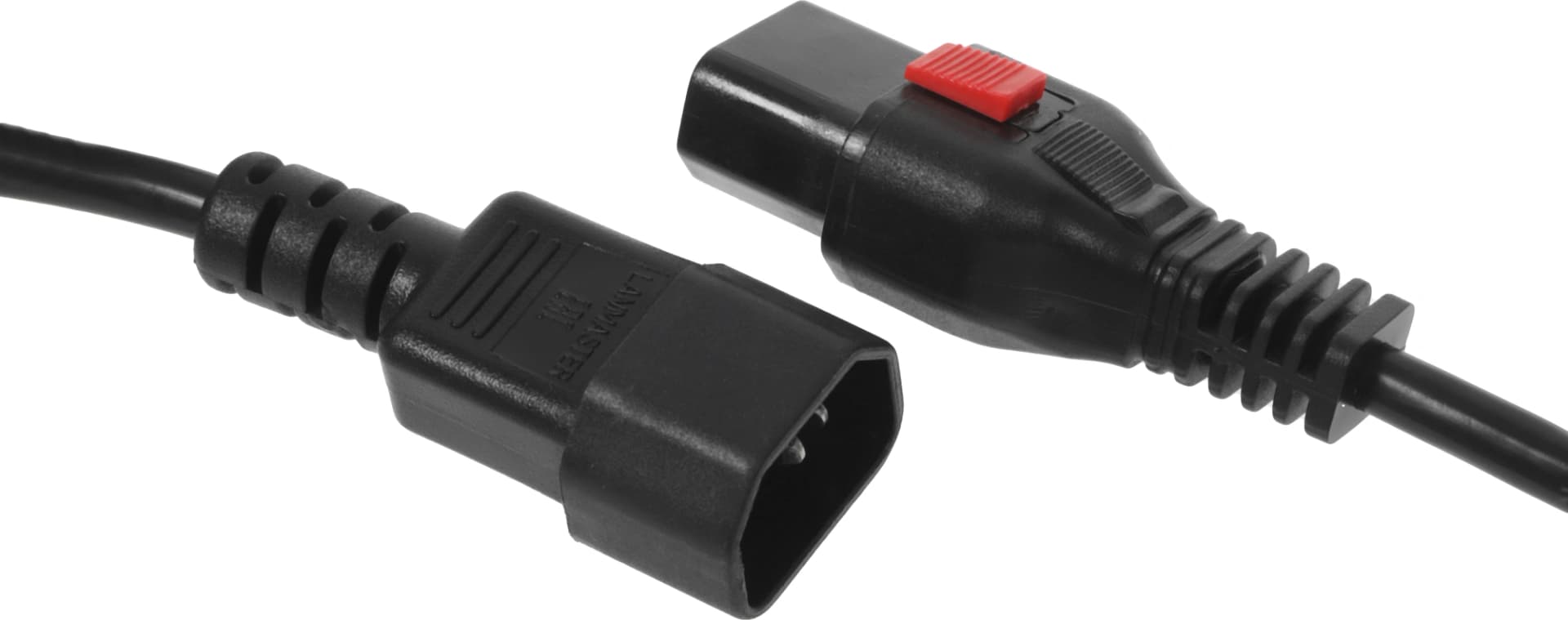 Шнур питания Lanmaster LAN-PP13L/14-0.5-BK C13-С14 проводник.:3x0.75мм2 0.5м 220В черный - фото 3