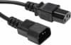Шнур питания Lanmaster LAN-PP13/14-1.8-BK C13-С14 проводник.:3x0.75мм2 1.8м 220В 10А (упак.:1шт) черный - фото 3