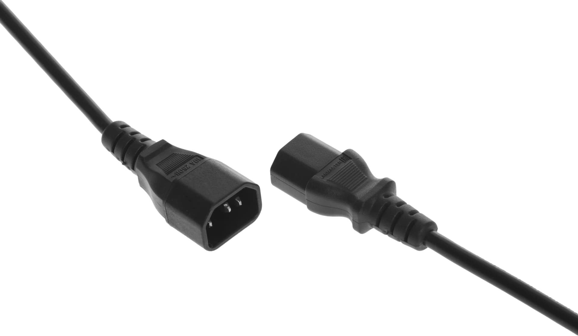 Шнур питания Lanmaster LAN-PP13/14-1.5-BK C13-С14 проводник.:3x0.75мм2 1.5м 250В 10А (упак.:1шт) черный - фото 4