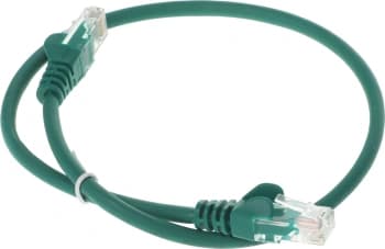 Патч-корд Lanmaster LAN-PC45/U5E-0.5-GN UTP RJ-45 вил.-вилка RJ-45 кат.5E 0.5м зеленый LSZH (уп.:1шт) - фото 5